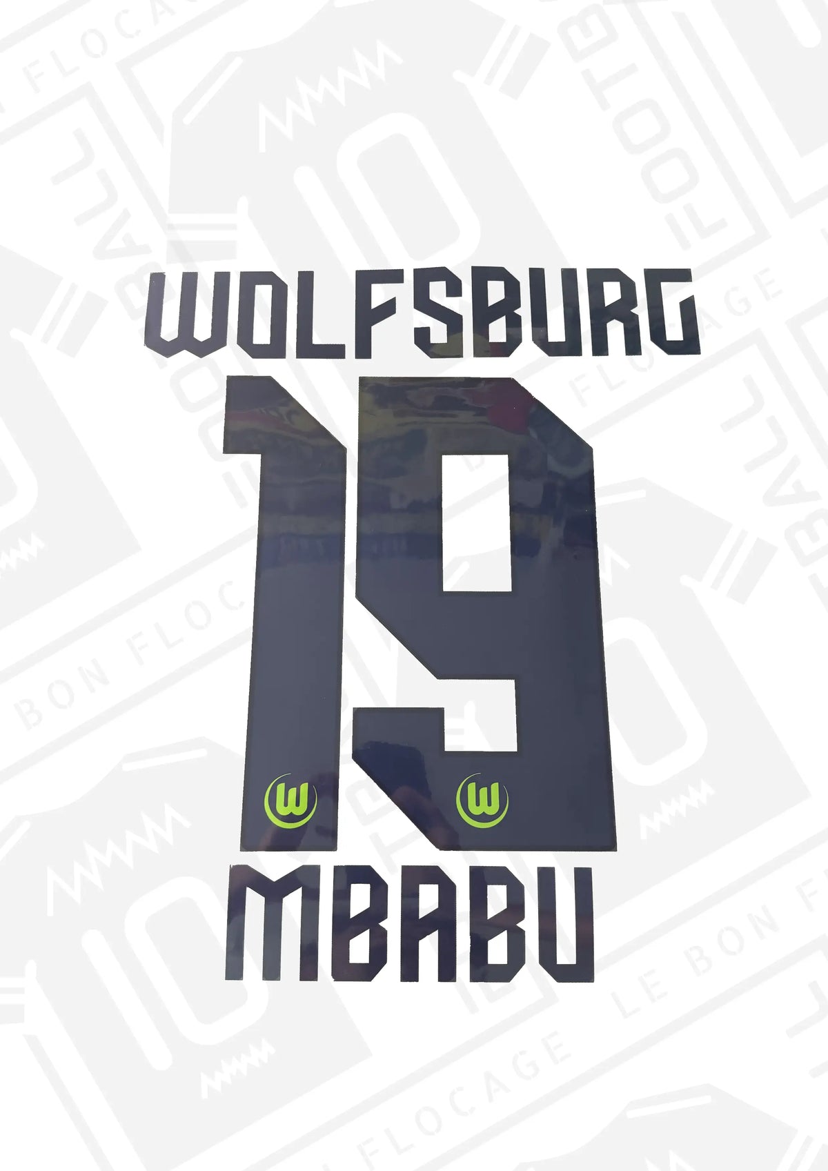 Flocage repro - Wolfsburg, Mbabu, 2020/2021, domicile