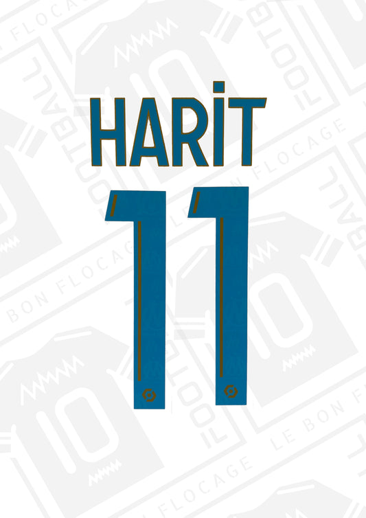 Flocage officiel - Marseille, Harit, 2023/2024, domicile