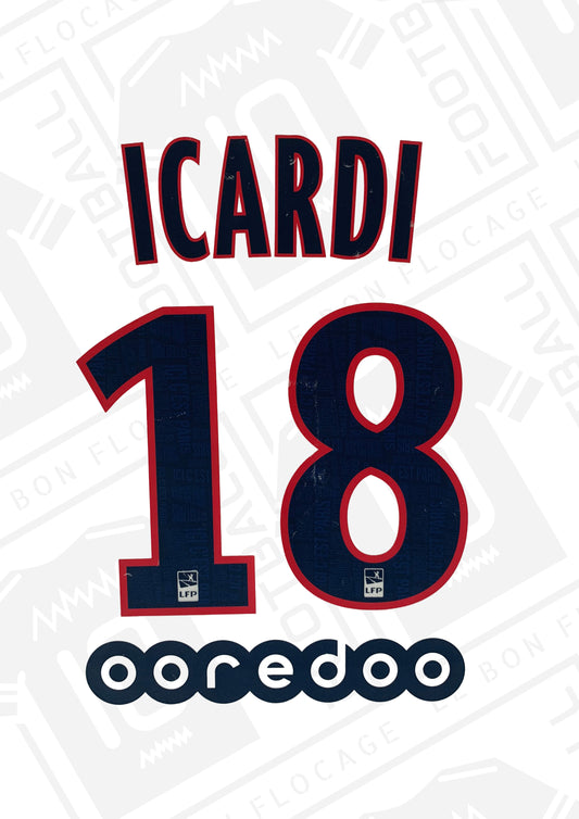 Flocage officiel - PSG, Icardi, 2019/2020, third