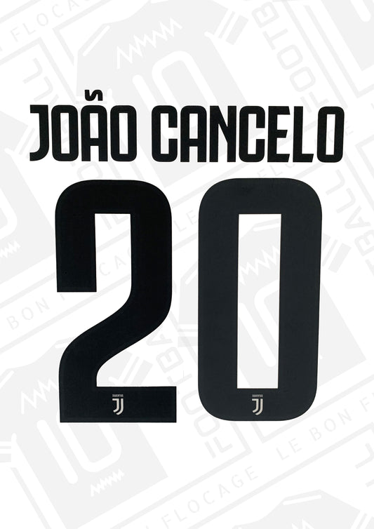 Flocage officiel - Juventus, Cancelo, 2018/2019, extérieur