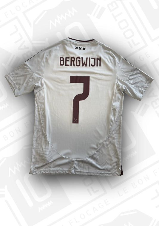 maillot-officiel-ajax-third-24-25-bergwijn-dos