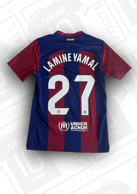 maillot-officiel-barcelone-domicile-dos-yamal-23-24