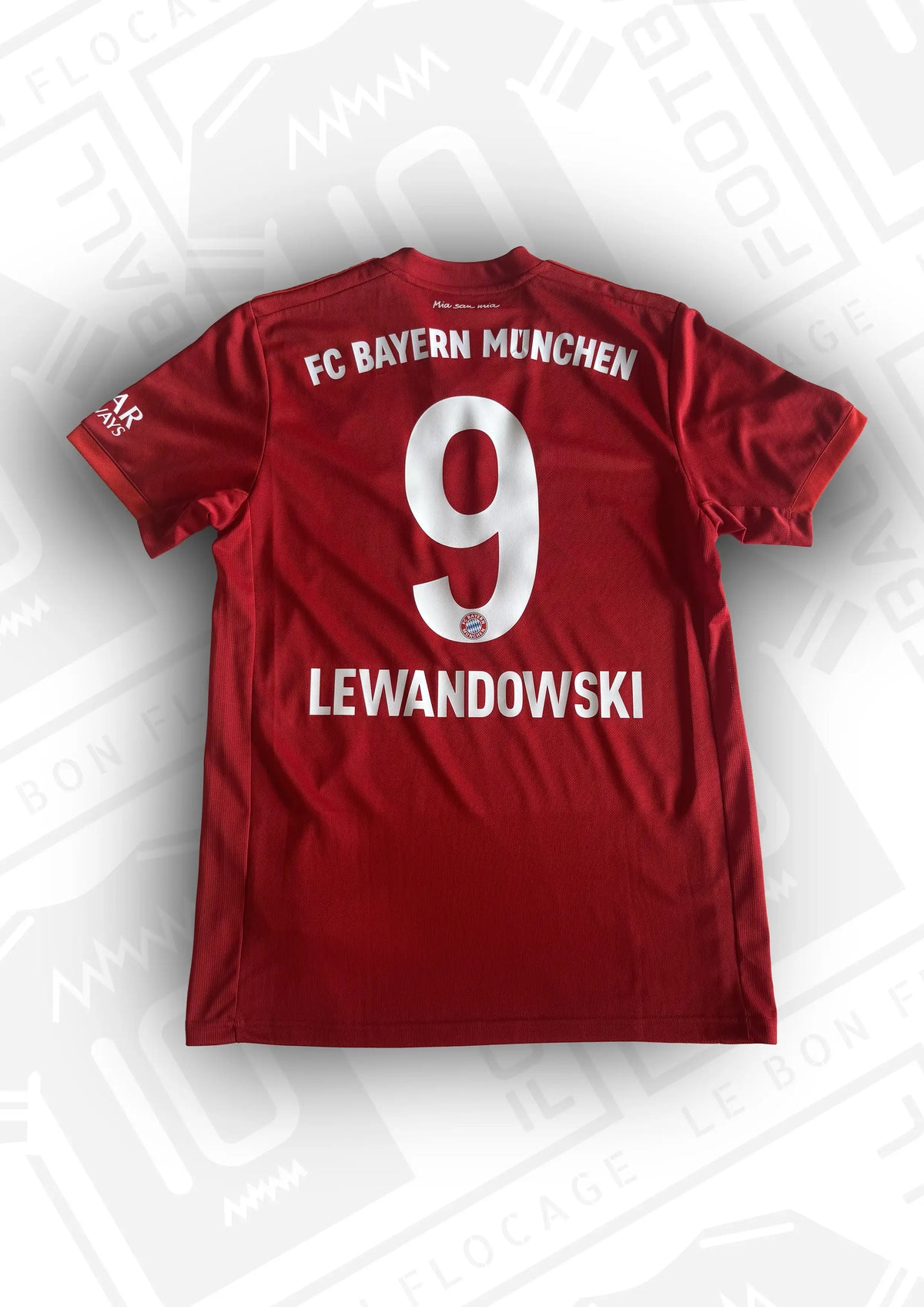 maillot-officiel-bayern-dos-lewandoski-domicile-19-20