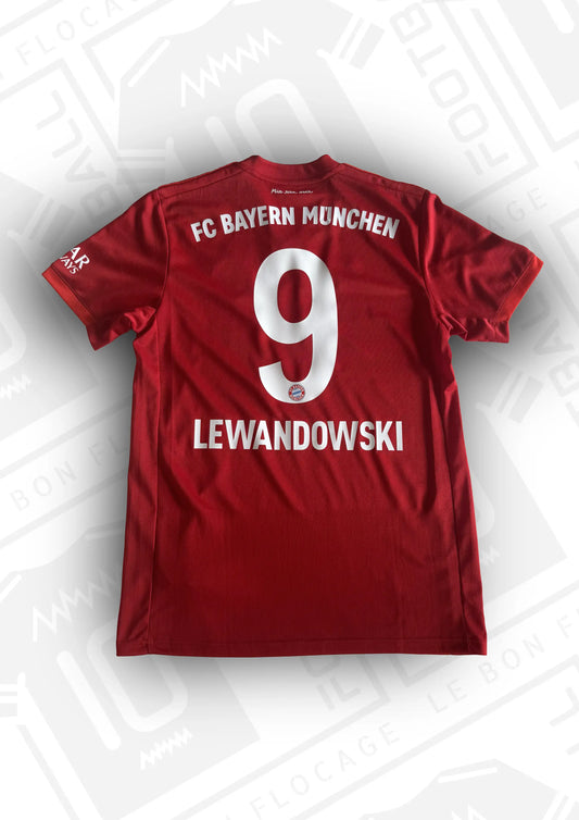 maillot-officiel-bayern-dos-lewandoski-domicile-19-20