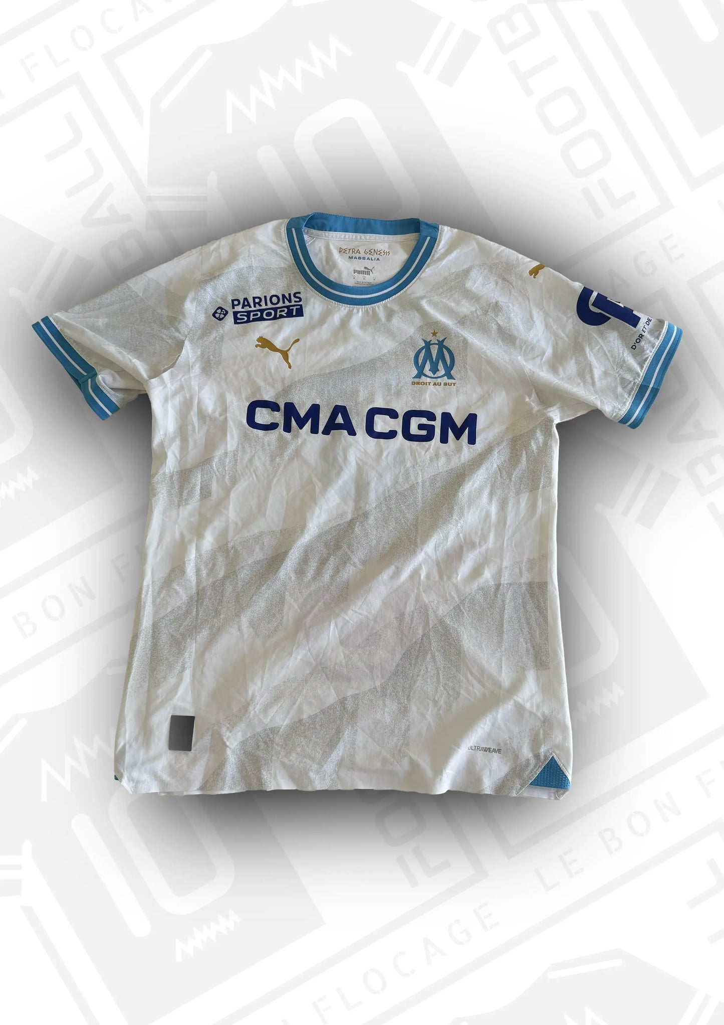 Maillot officiel Porté - Marseille, domicile, 2023/2024 - (10/10) - Taille M