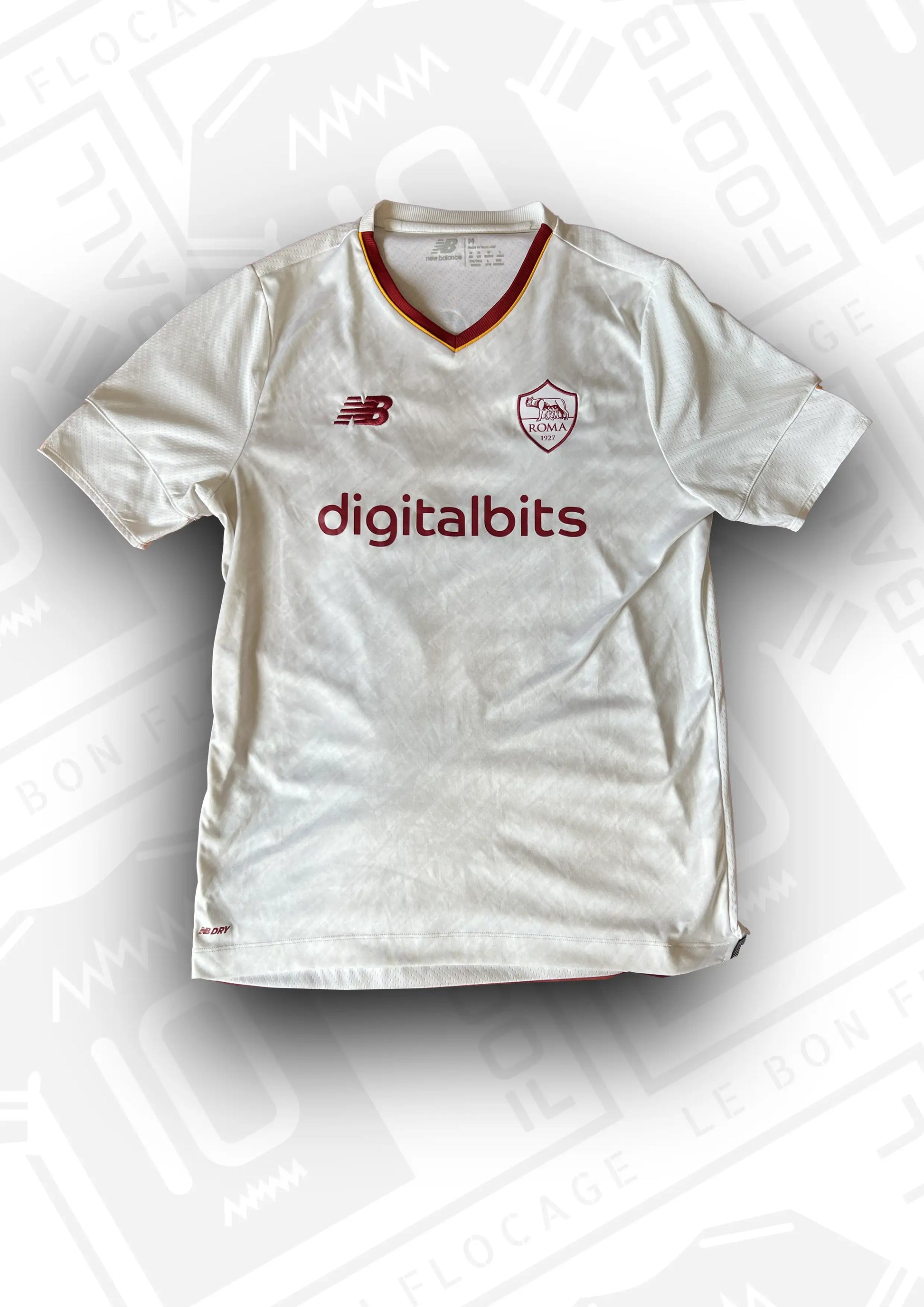 Maillot officiel AS Roma, extérieur, 2022/2023- (9/10) – Le Bon