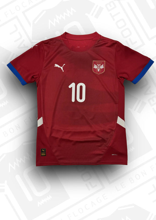 maillot-officiel-serbie-2024-domicile-face-numero-10