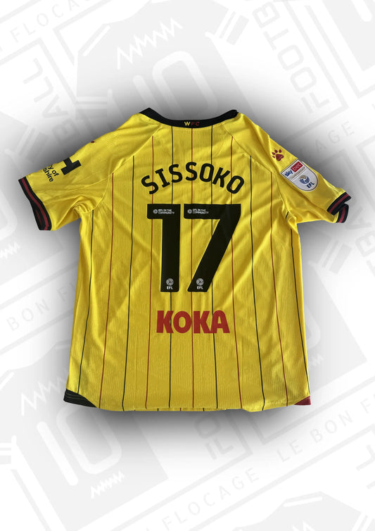 maillot-offcieil-watford-24-25-domicile-dos-sissoko