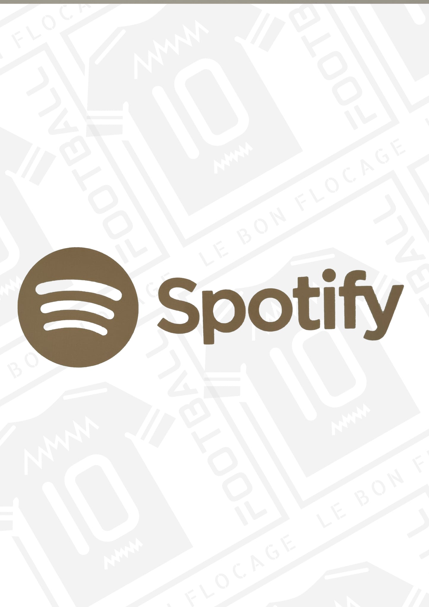 Patch officiel - Spotify, 2022/2023, domicile